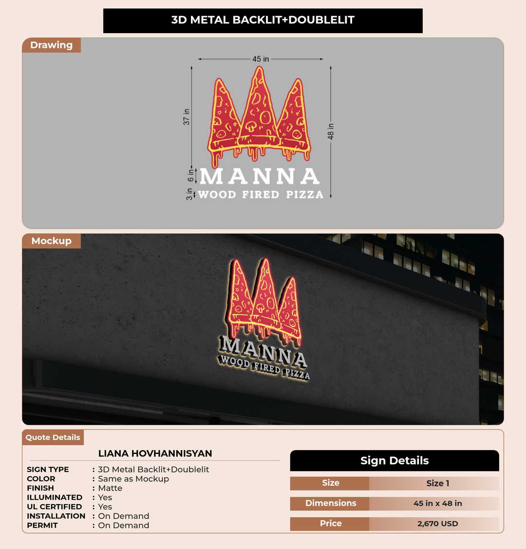 CUSTOM MOCKUP SIGN FOR Liana Hovhannisyan