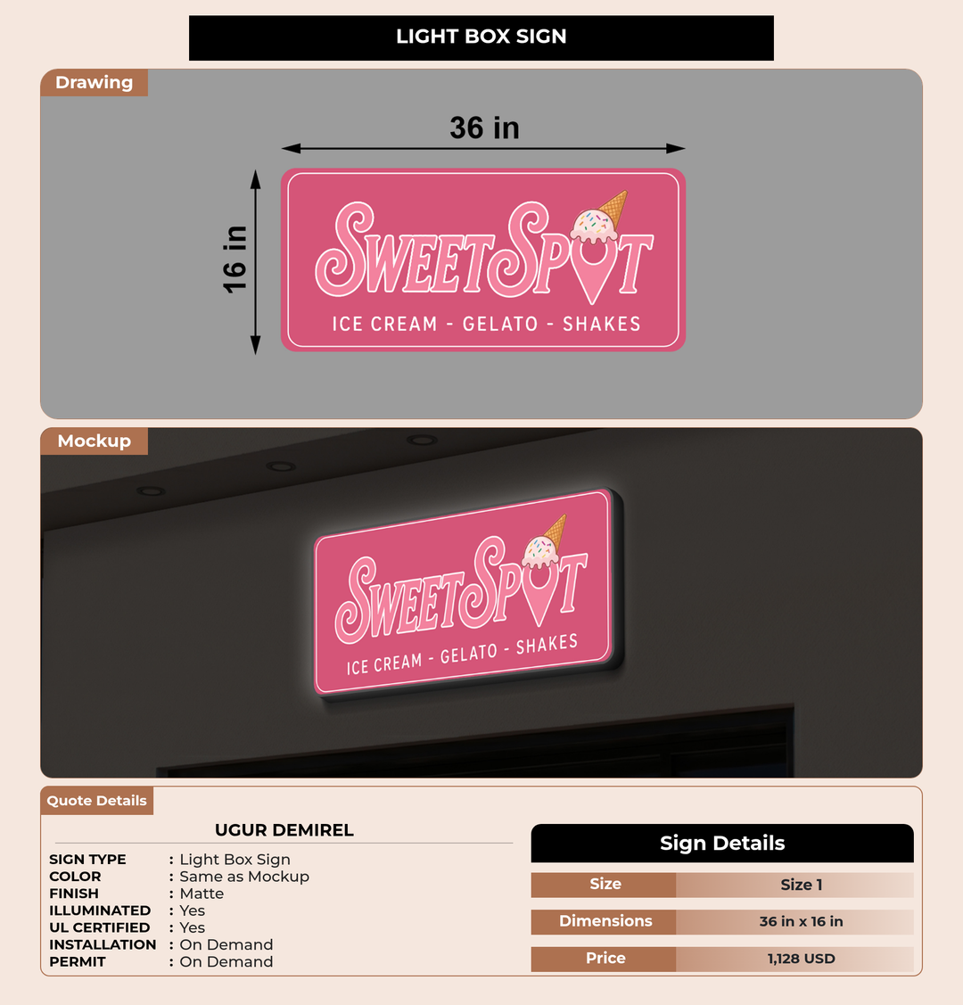 CUSTOM MOCKUP SIGN FOR UGUR demirel