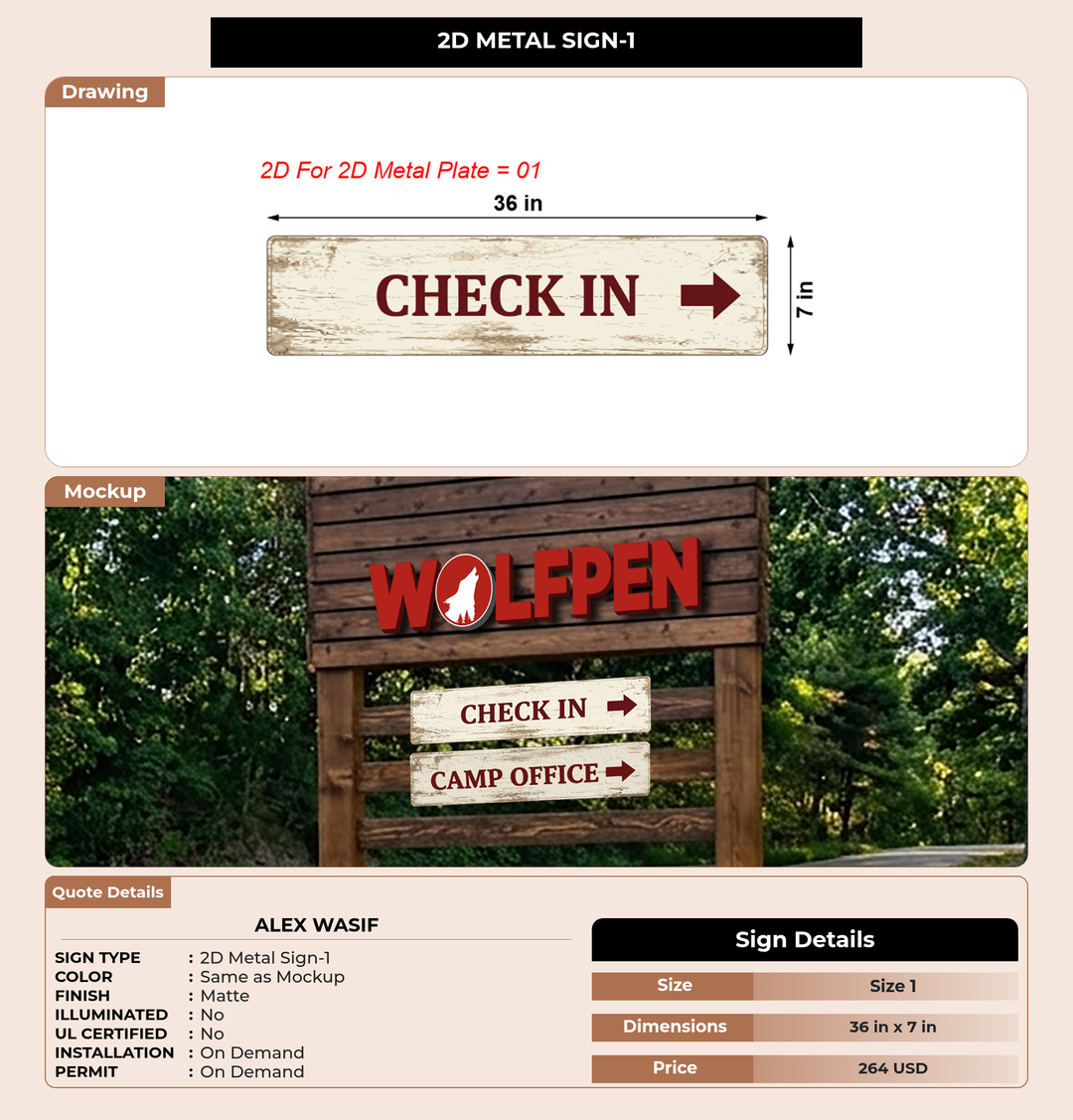 CUSTOM MOCKUP SIGN FOR Alex Wasif