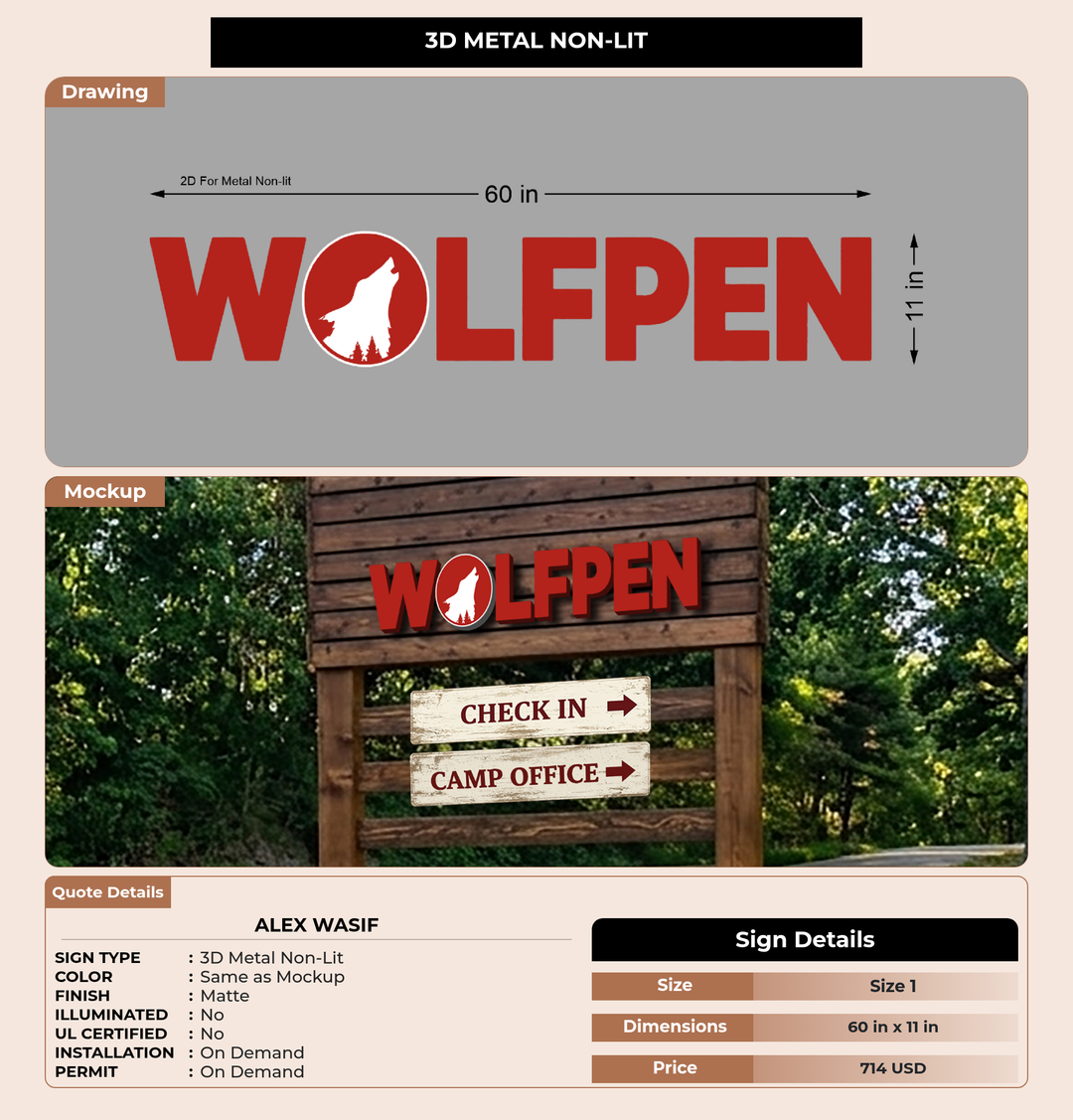 CUSTOM MOCKUP SIGN FOR Alex Wasif