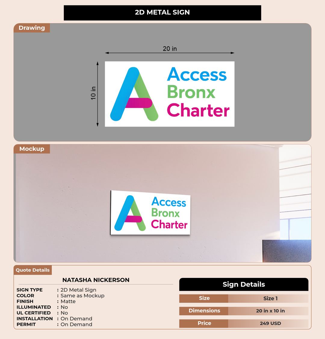 CUSTOM MOCKUP SIGN FOR Natasha Nickerson