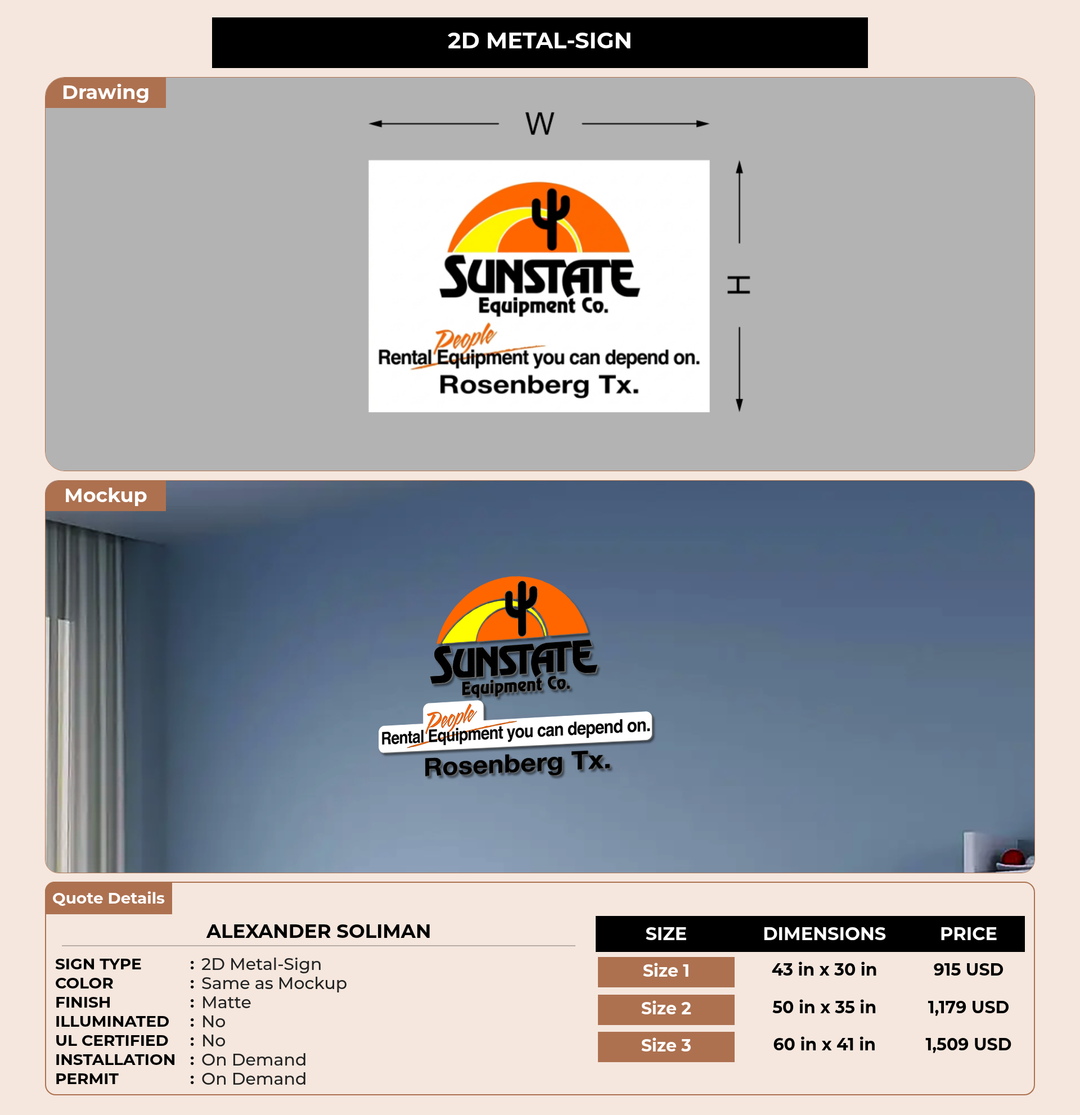 CUSTOM MOCKUP SIGN FOR Alexander Soliman