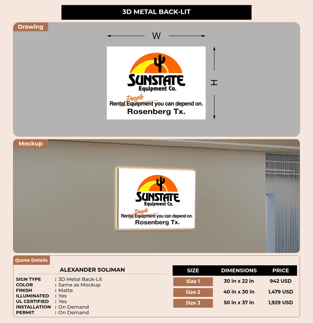 CUSTOM MOCKUP SIGN FOR Alexander Soliman
