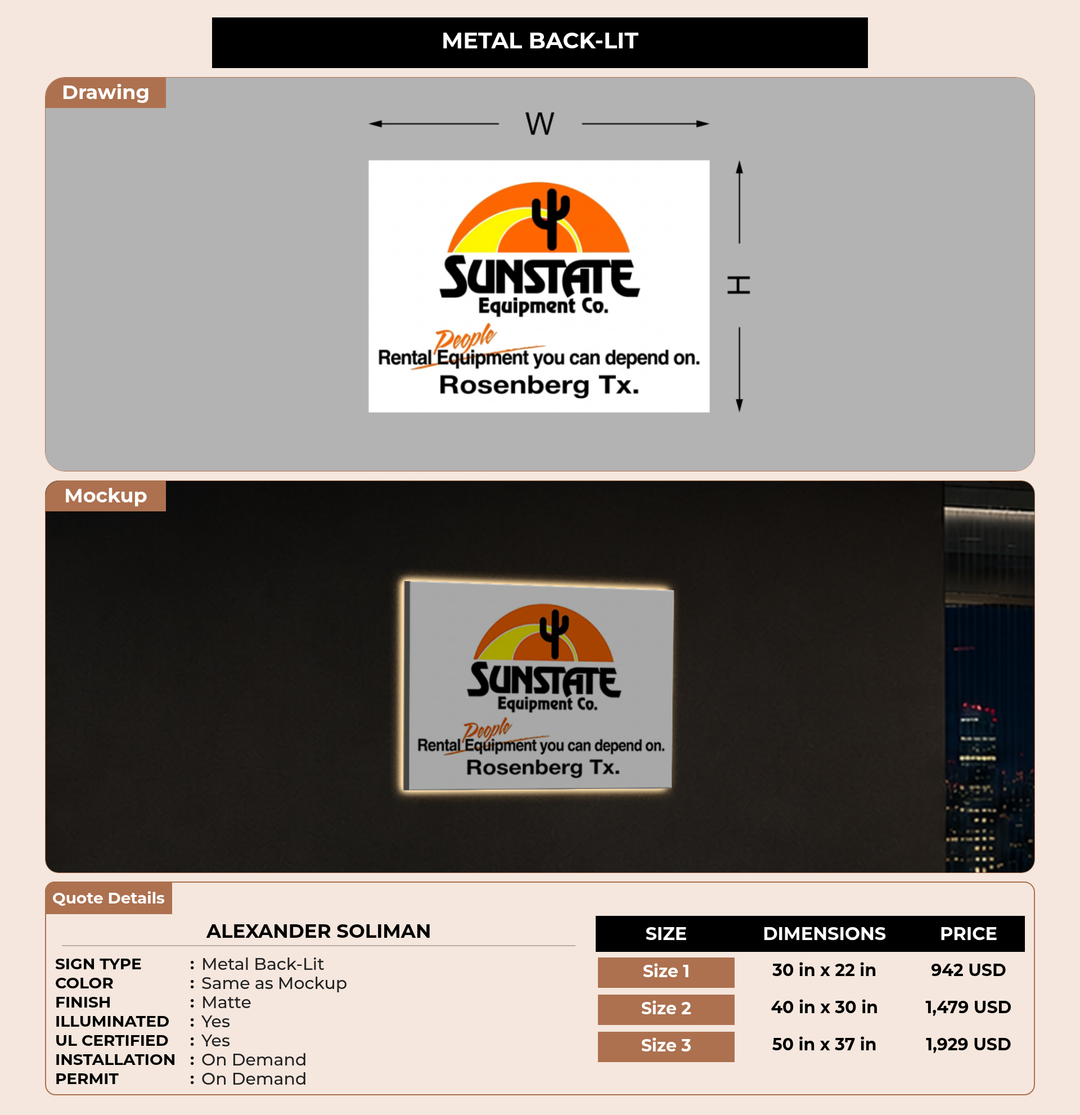 CUSTOM MOCKUP SIGN FOR Alexander Soliman