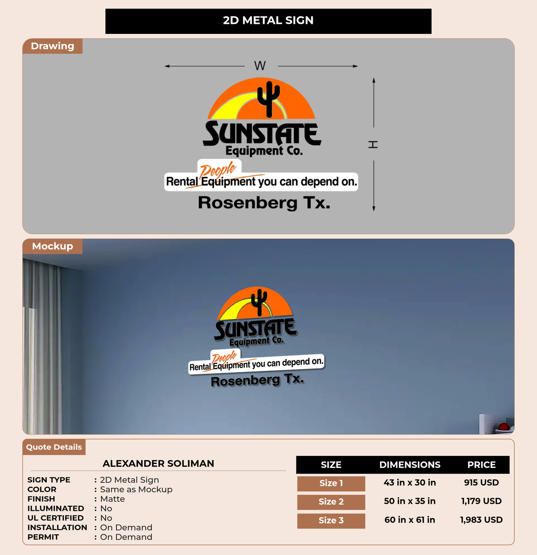 CUSTOM MOCKUP SIGN FOR Alexander Soliman