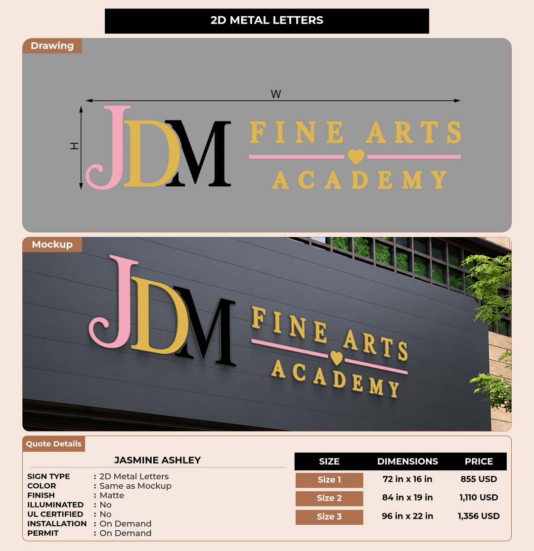 CUSTOM MOCKUP SIGN FOR Jasmine Ashley