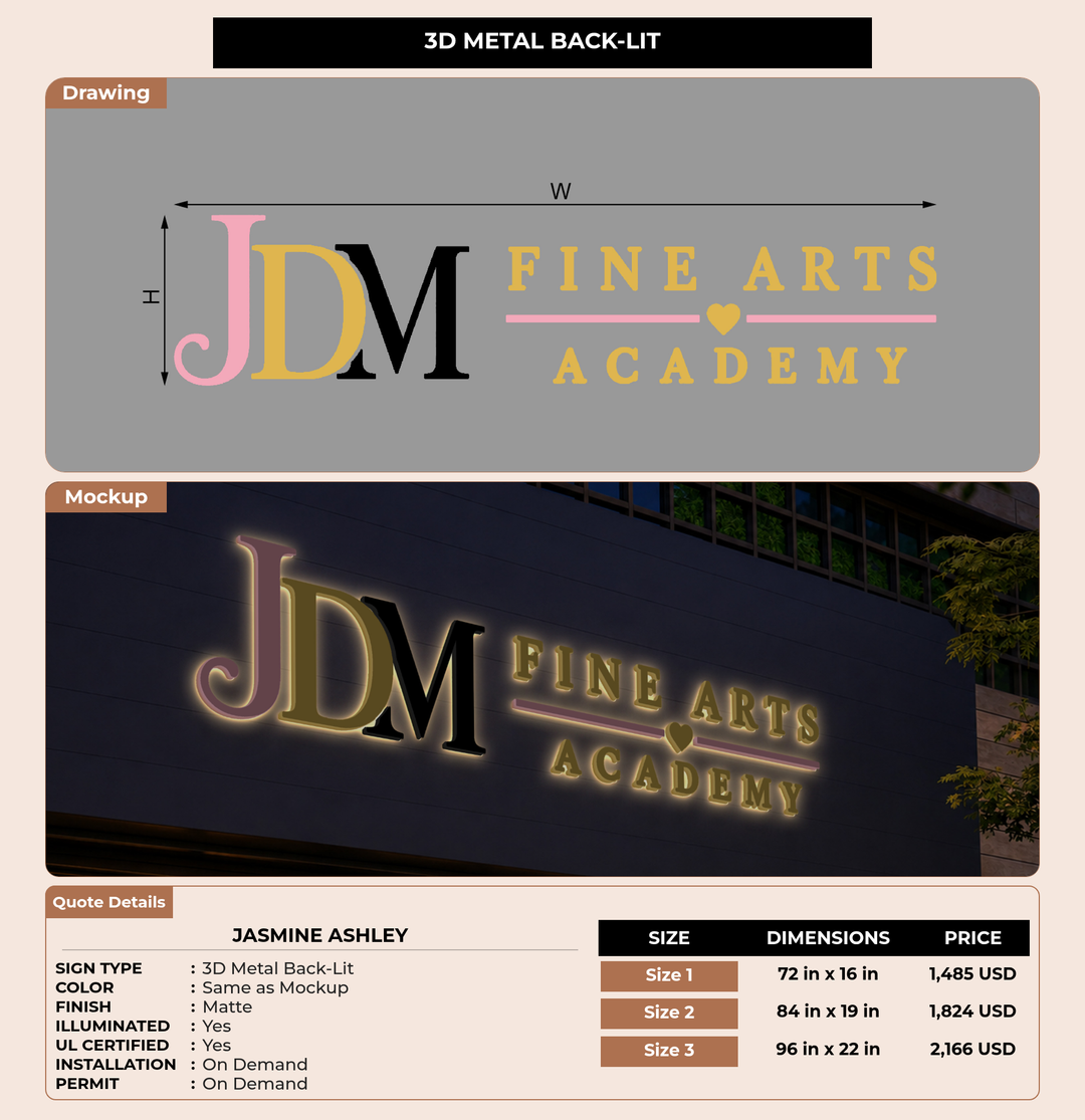 CUSTOM MOCKUP SIGN FOR Jasmine Ashley