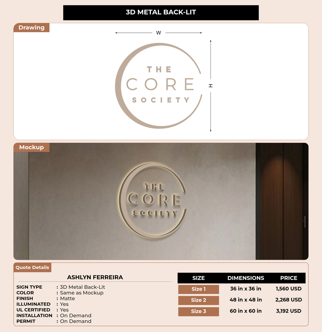 CUSTOM MOCKUP SIGN FOR Ashlyn Ferreira