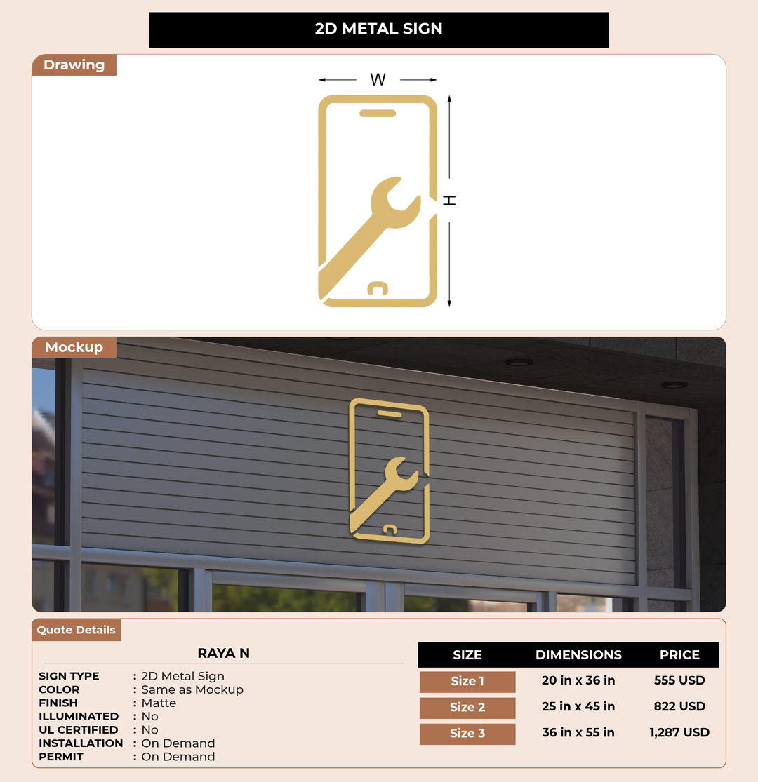 CUSTOM MOCKUP SIGN FOR Raya n