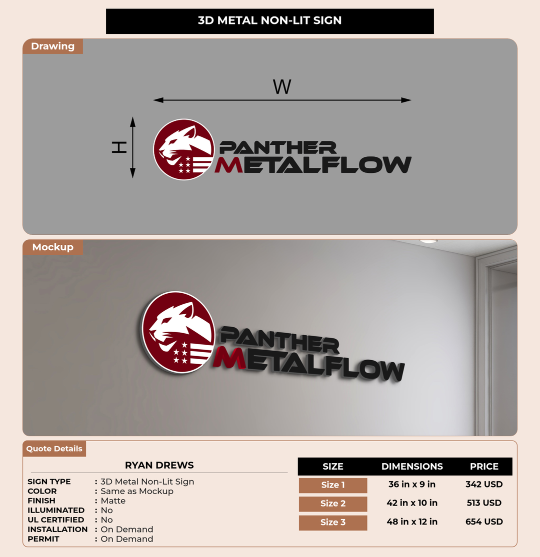 CUSTOM MOCKUP SIGN FOR Ryan Drews
