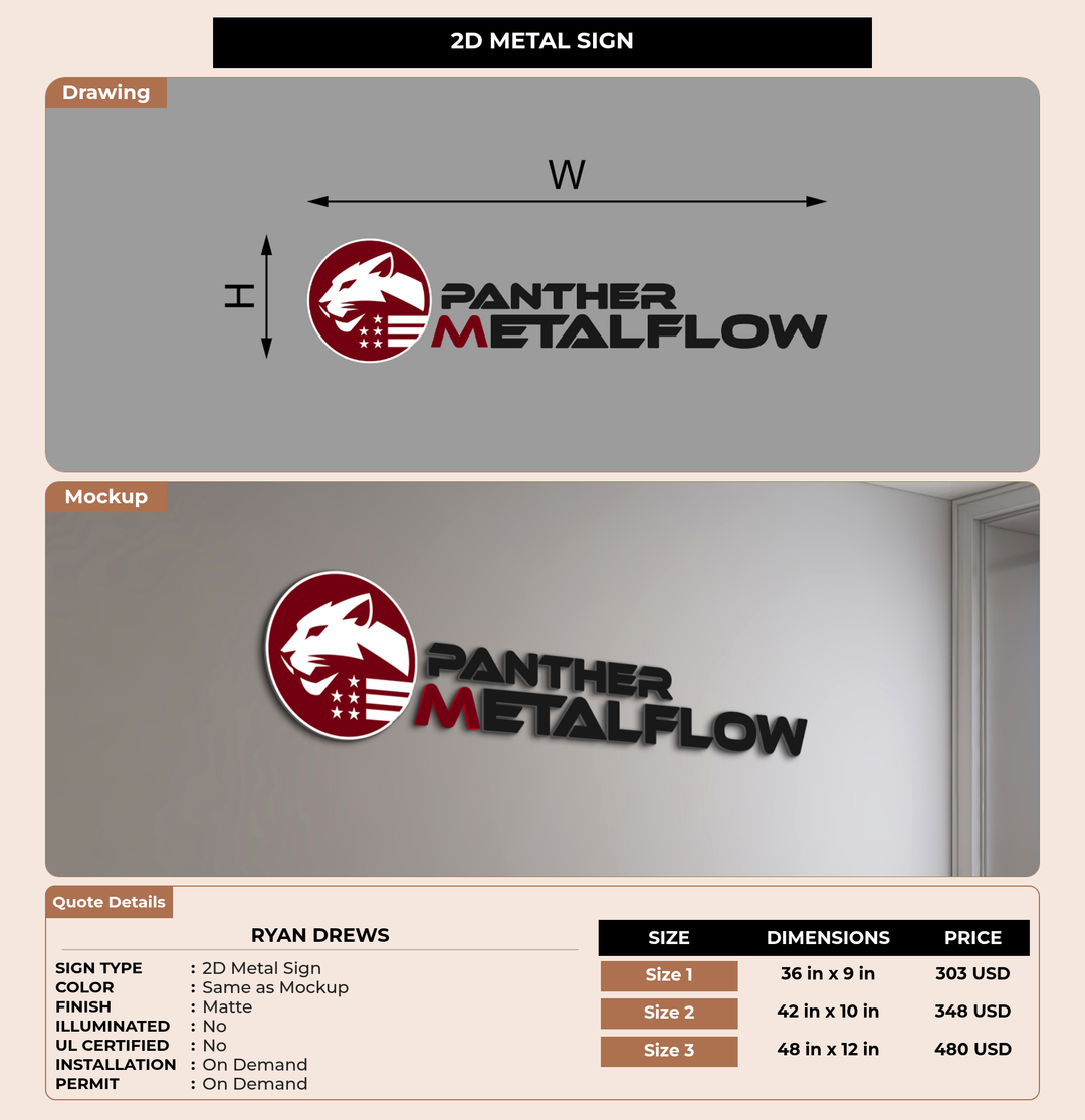 CUSTOM MOCKUP SIGN FOR Ryan Drews