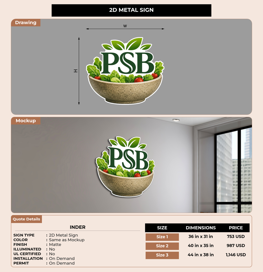 CUSTOM MOCKUP SIGN FOR Inder
