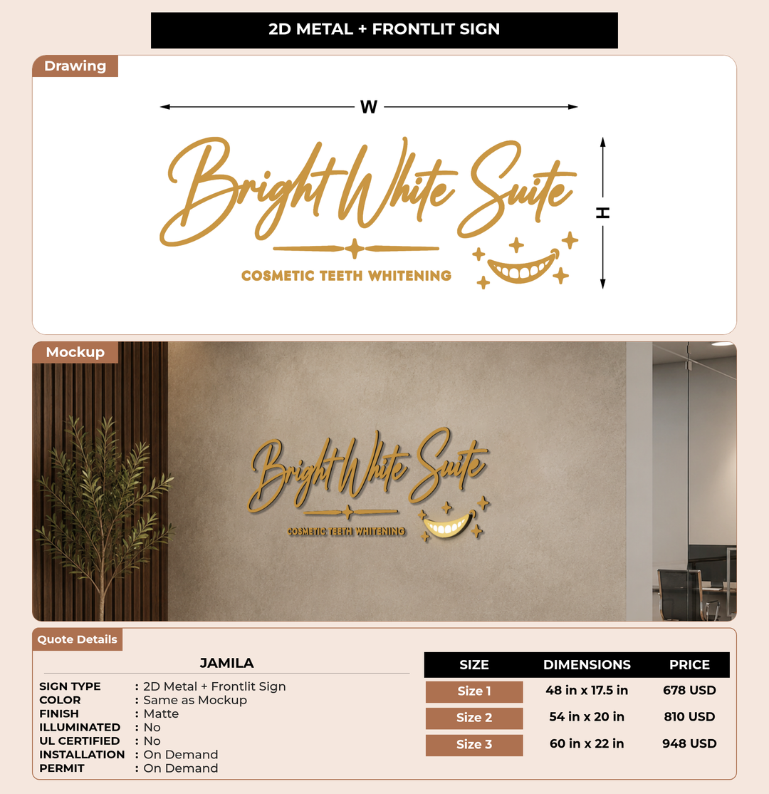 CUSTOM MOCKUP SIGN FOR Jamila