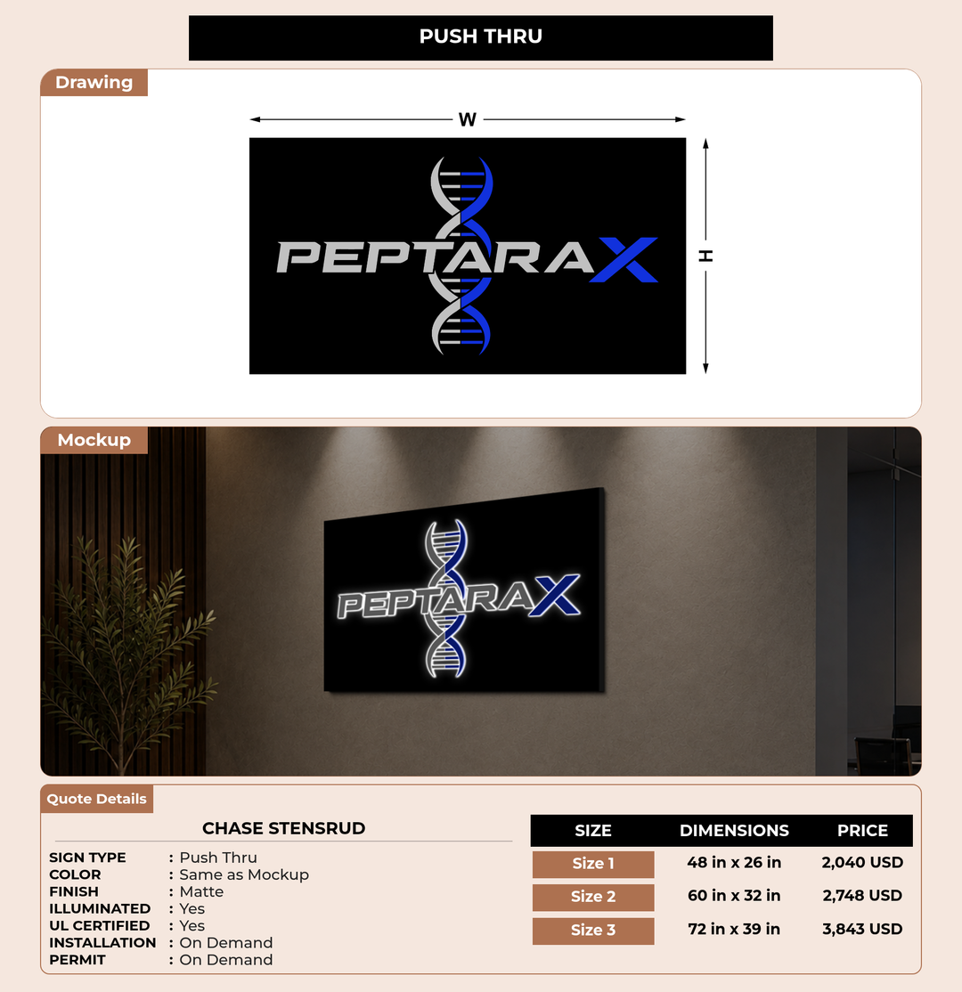 CUSTOM MOCKUP SIGN FOR Chase Stensrud