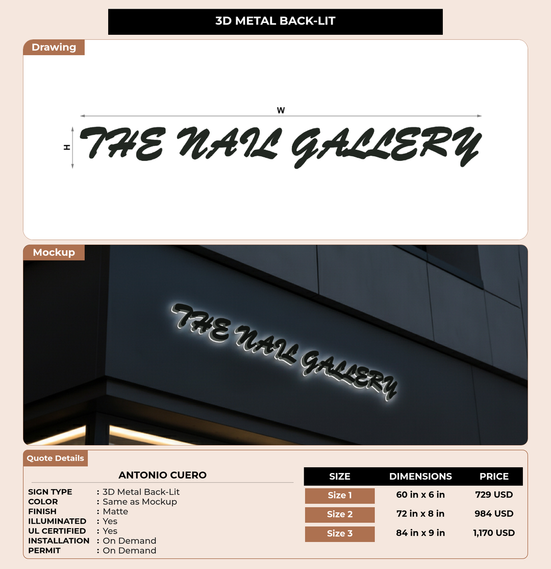CUSTOM MOCKUP SIGN FOR Antonio Cuero