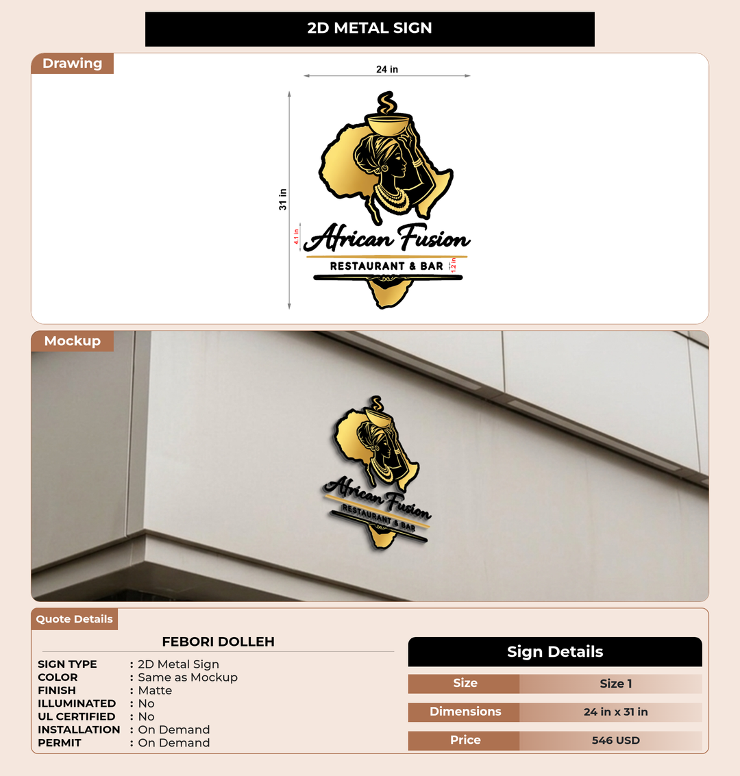 CUSTOM MOCKUP SIGN FOR Febori Dolleh