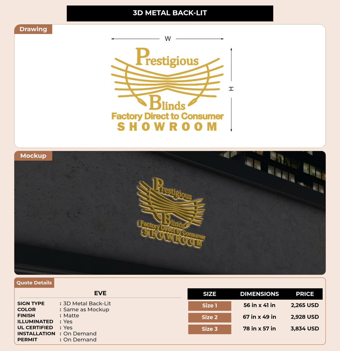 CUSTOM MOCKUP SIGN FOR Eve