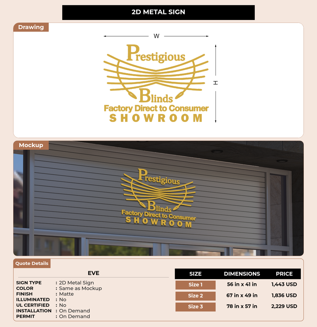 CUSTOM MOCKUP SIGN FOR Eve