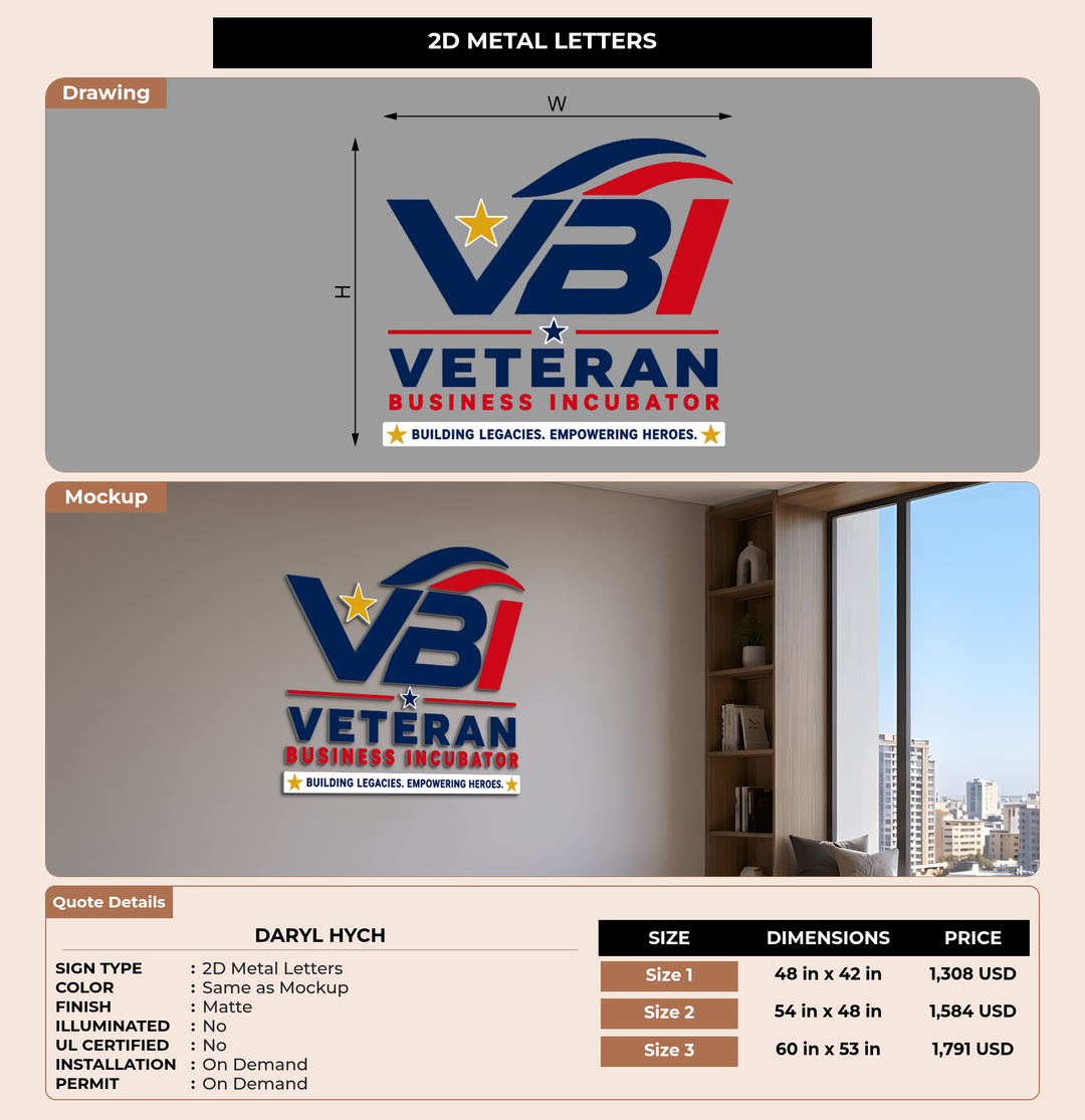 CUSTOM MOCKUP SIGN FOR Daryl Hych