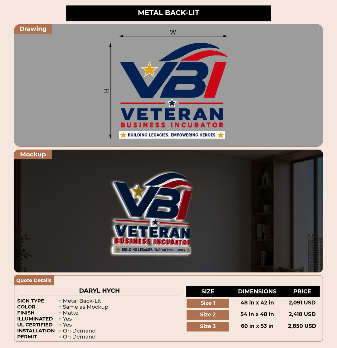 CUSTOM MOCKUP SIGN FOR Daryl Hych