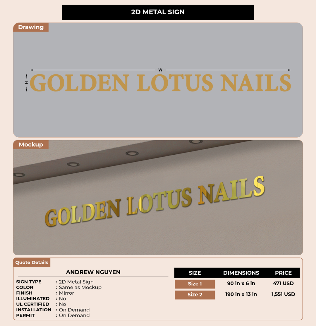 CUSTOM MOCKUP SIGN FOR Andrew Nguyen