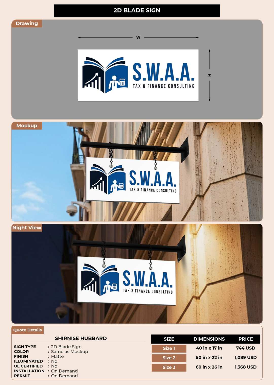 CUSTOM MOCKUP SIGN FOR Shirnise Hubbard