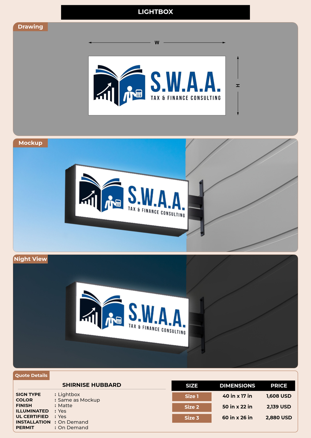 CUSTOM MOCKUP SIGN FOR Shirnise Hubbard