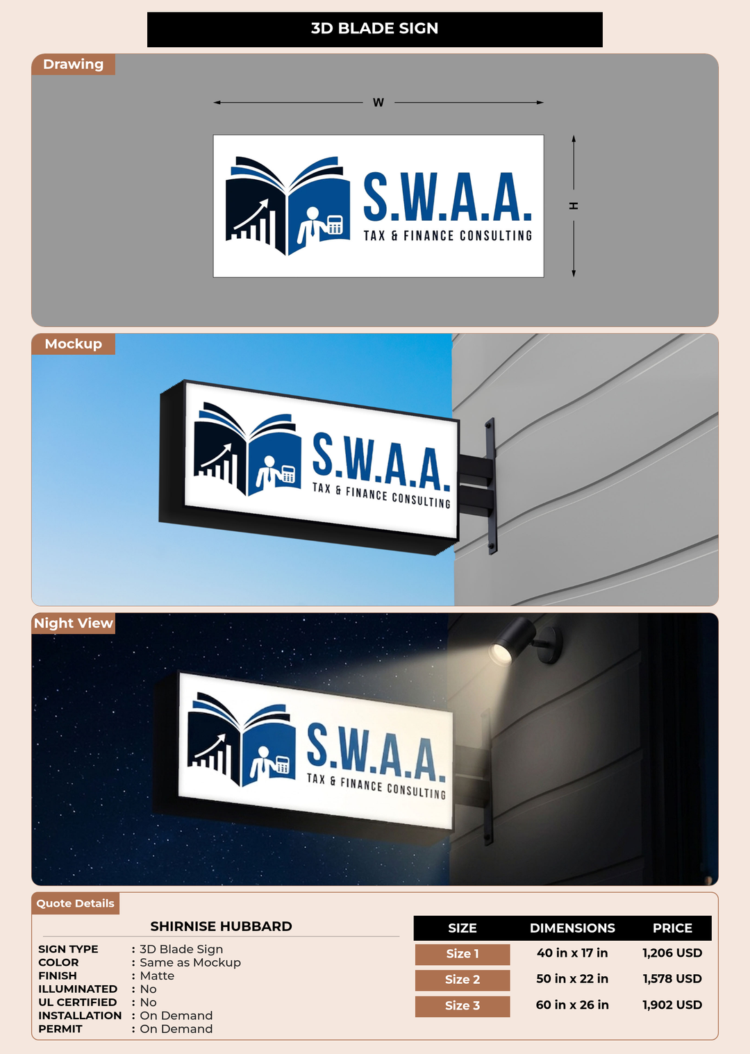 CUSTOM MOCKUP SIGN FOR Shirnise Hubbard