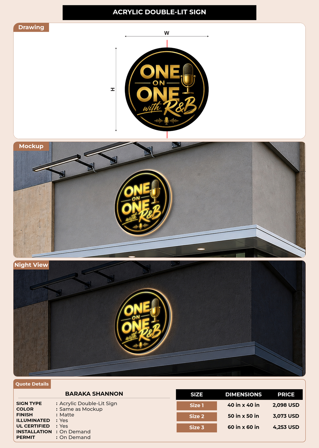 CUSTOM MOCKUP SIGN FOR Baraka Shannon