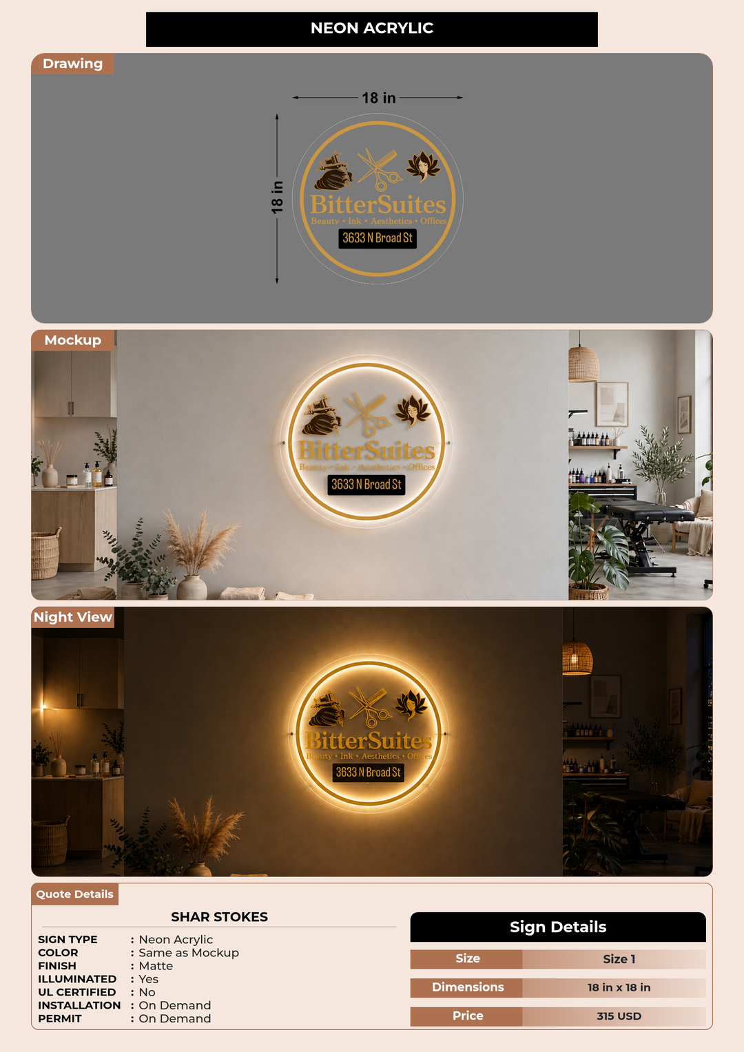 CUSTOM MOCKUP SIGN FOR Shar Stokes