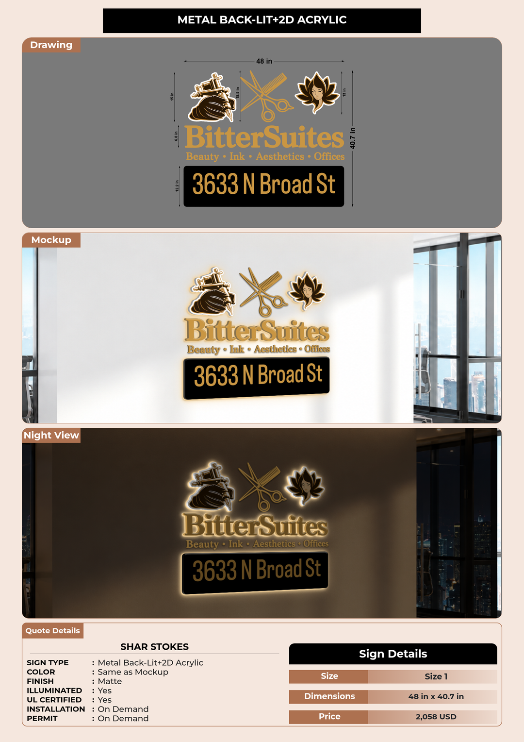 CUSTOM MOCKUP SIGN FOR Shar Stokes