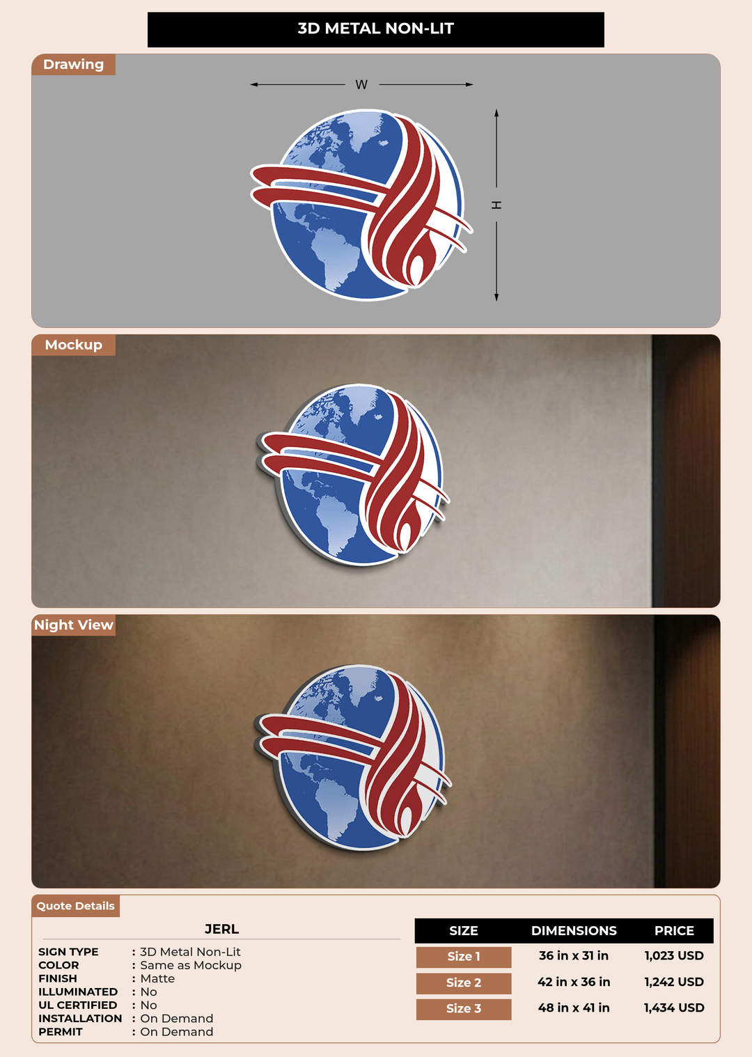 CUSTOM MOCKUP SIGN FOR Jerl