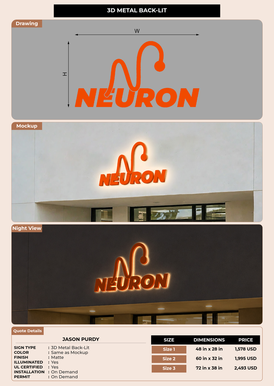 CUSTOM MOCKUP SIGN FOR jason purdy
