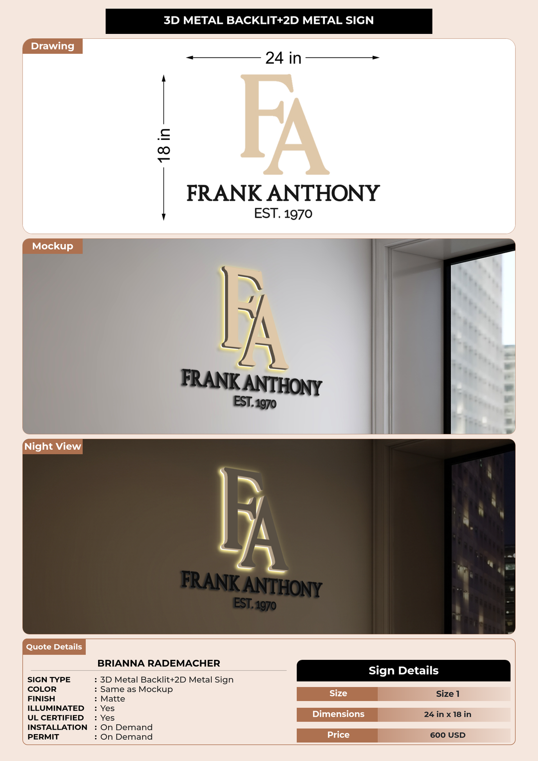 CUSTOM MOCKUP SIGN FOR brianna rademacher