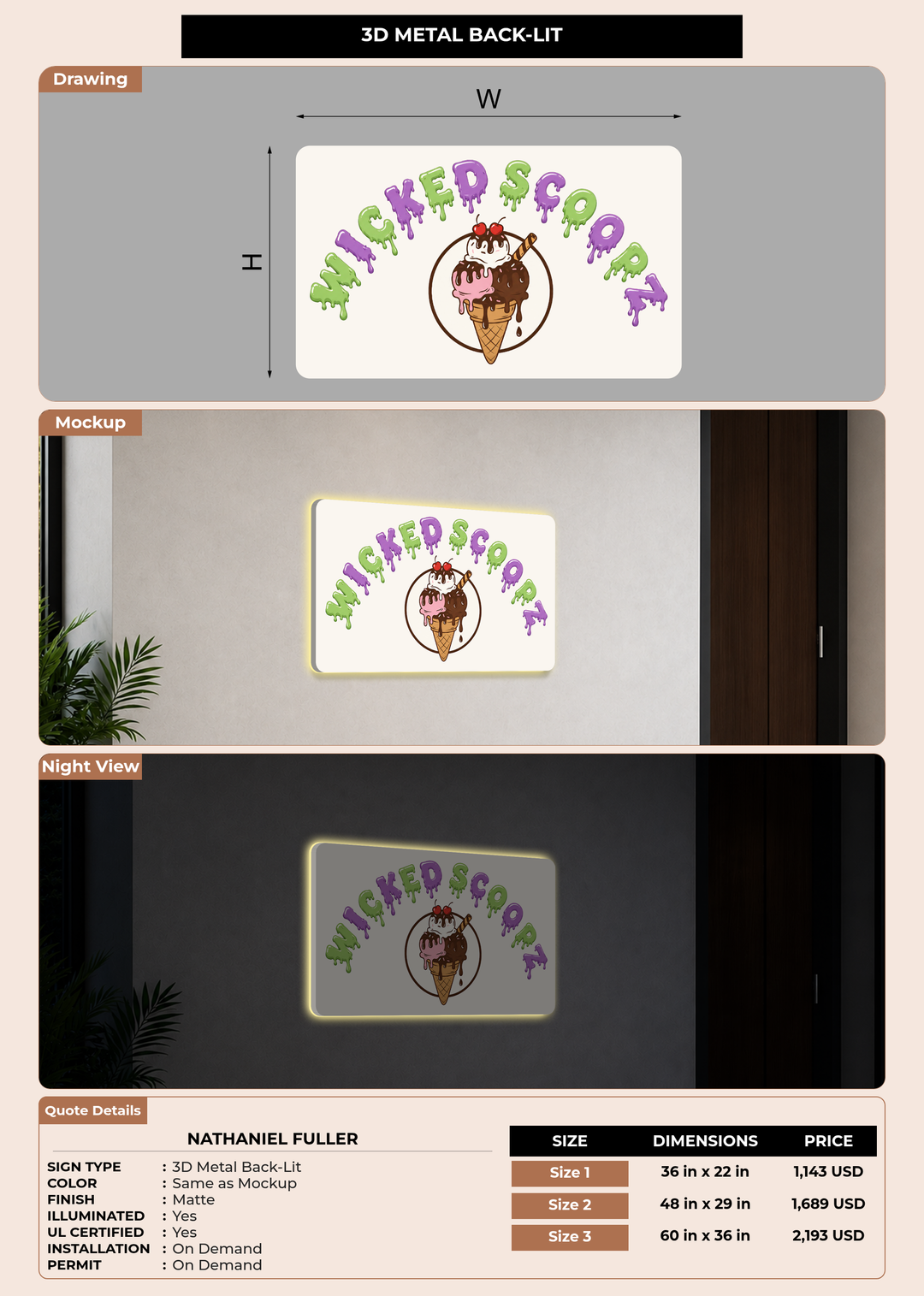CUSTOM MOCKUP SIGN FOR Nathaniel Fuller