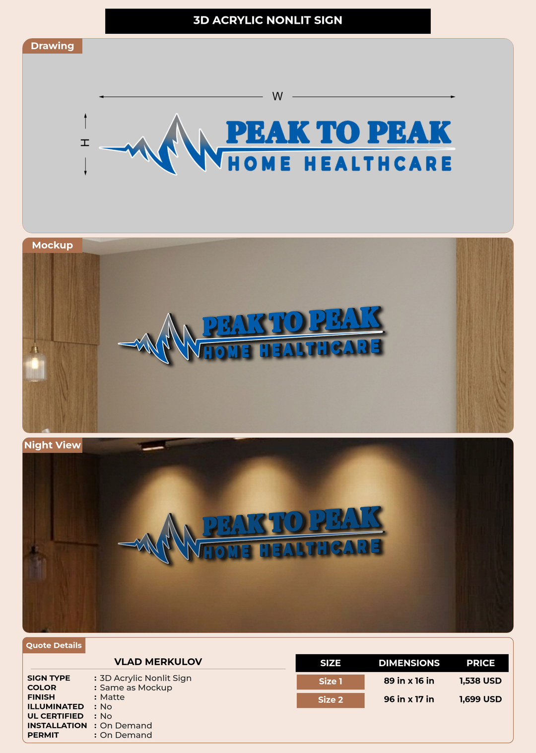 CUSTOM MOCKUP SIGN FOR Vlad Merkulov