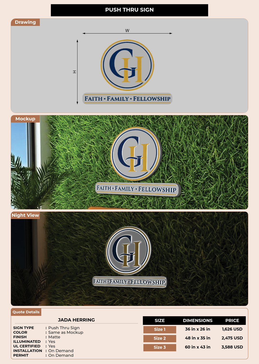 CUSTOM MOCKUP SIGN FOR Jada  Herring