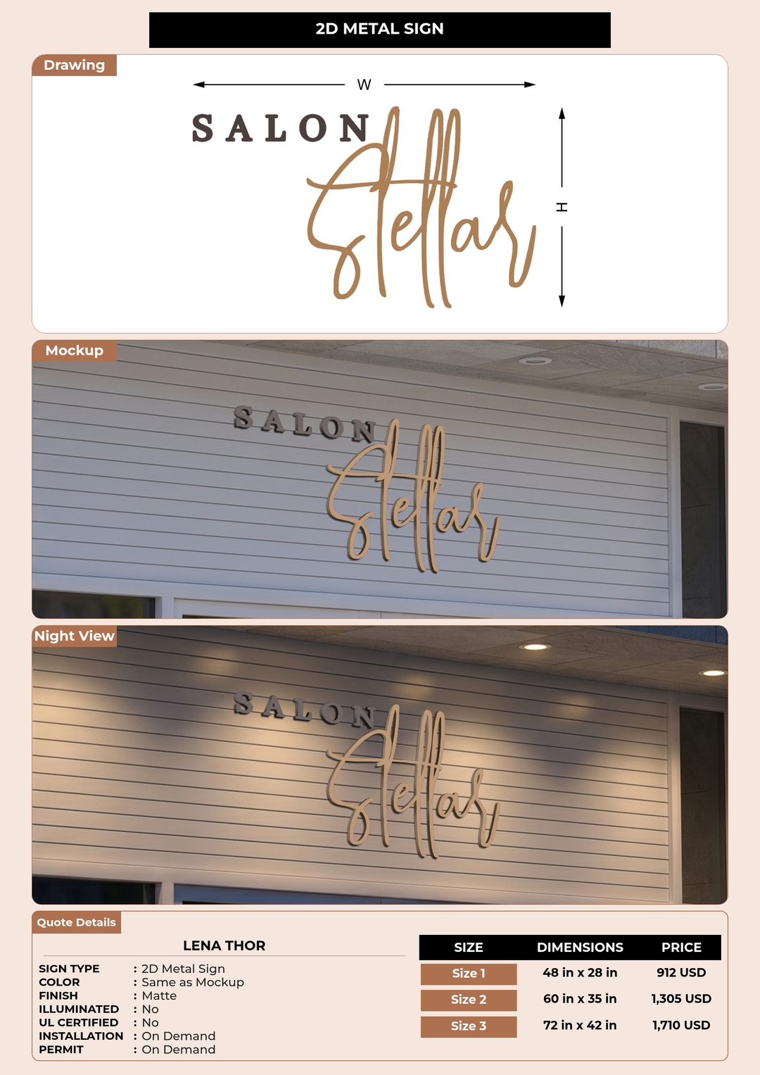 CUSTOM MOCKUP SIGN FOR Lena Thor
