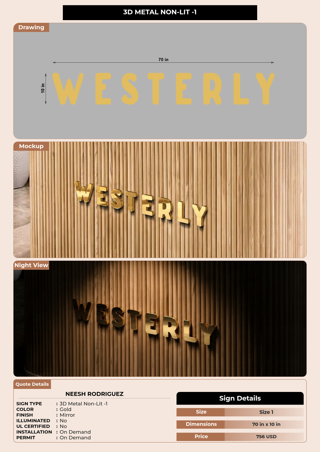 CUSTOM MOCKUP SIGN FOR Neesh Rodriguez