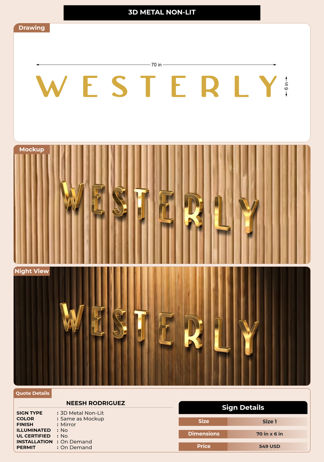 CUSTOM MOCKUP SIGN FOR Neesh Rodriguez