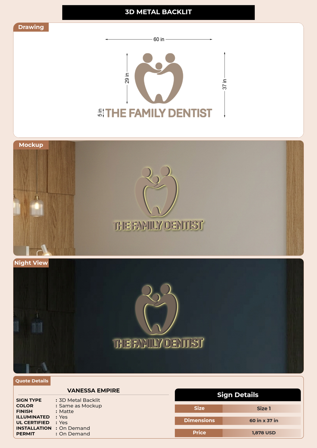 CUSTOM MOCKUP SIGN FOR Vanessa Empire