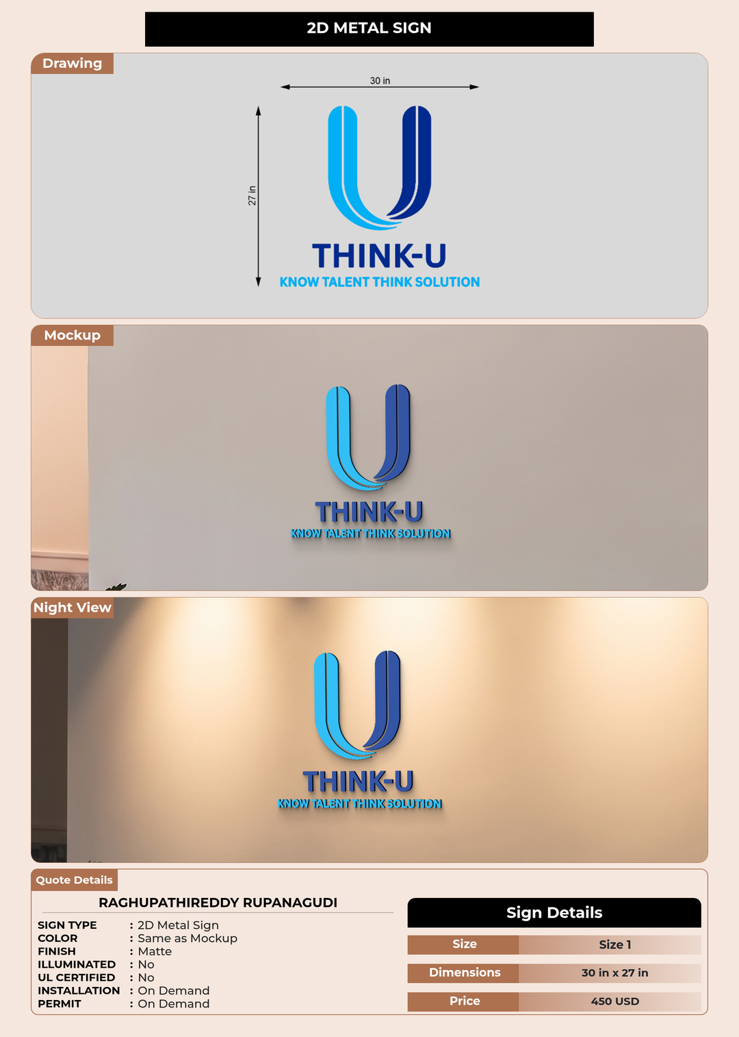 CUSTOM MOCKUP SIGN FOR RaghupathiReddy Rupanagudi