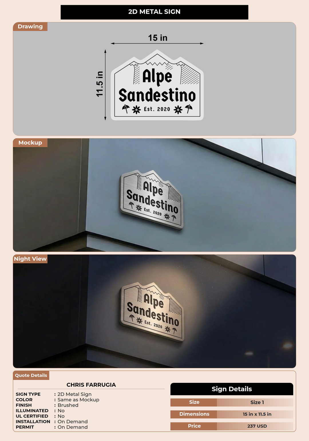 CUSTOM MOCKUP SIGN FOR CHRIS FARRUGIA