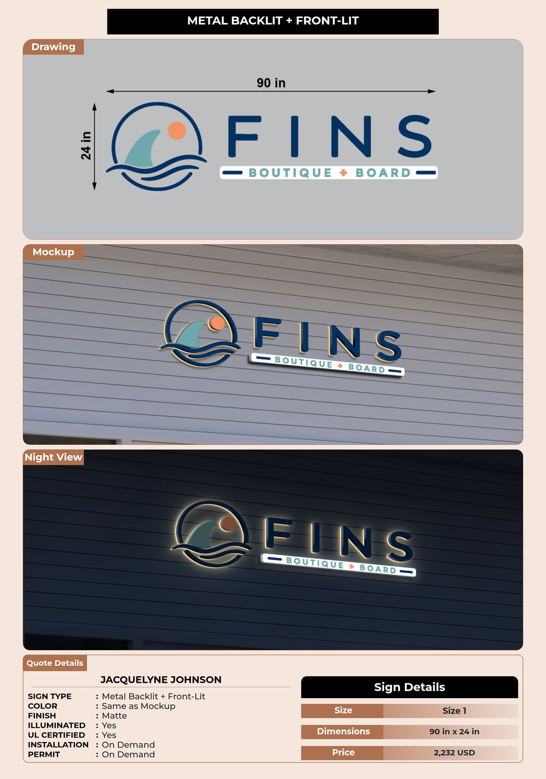 CUSTOM MOCKUP SIGN FOR Jacquelyne Johnson