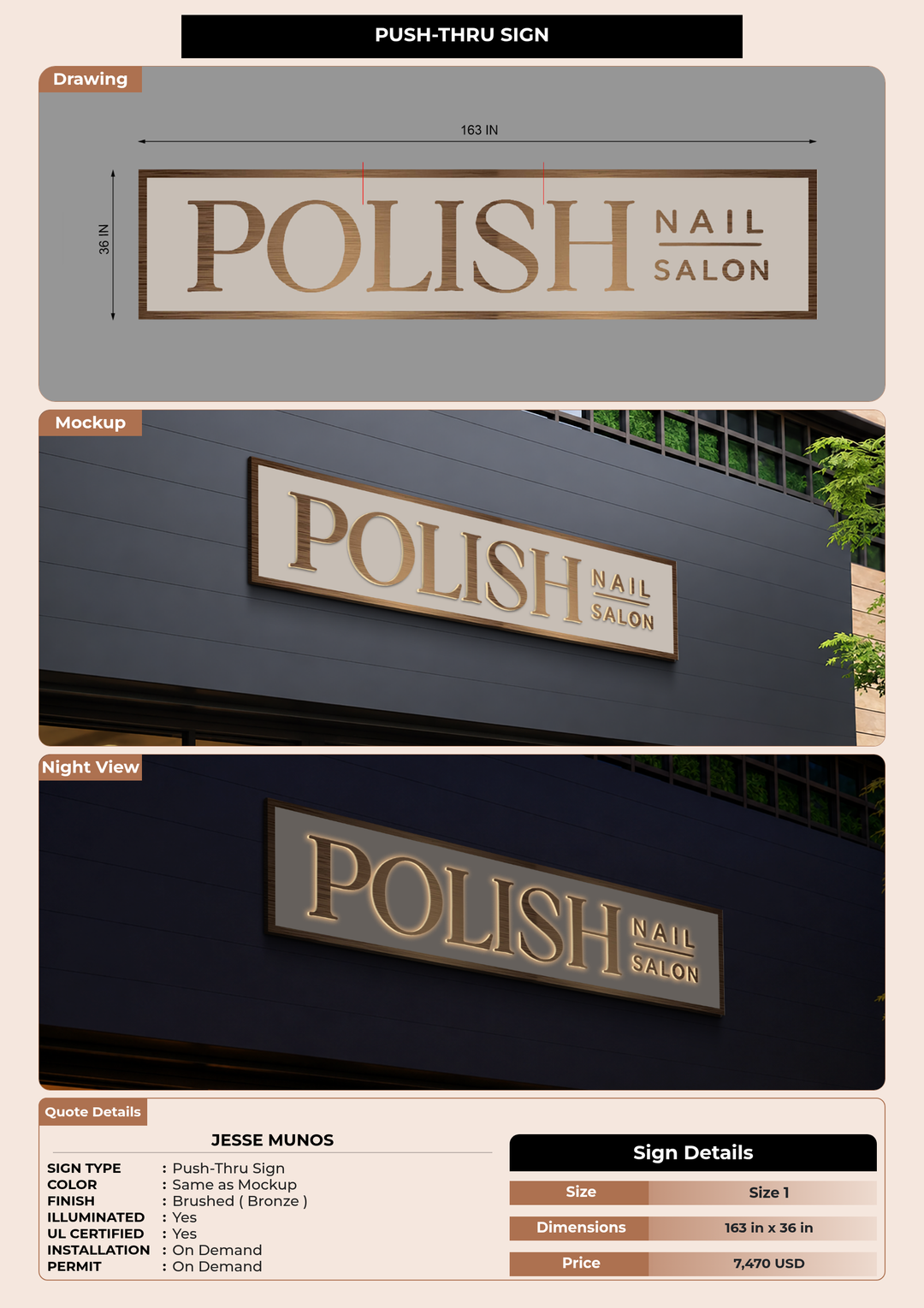 CUSTOM MOCKUP SIGN FOR Jesse Munos