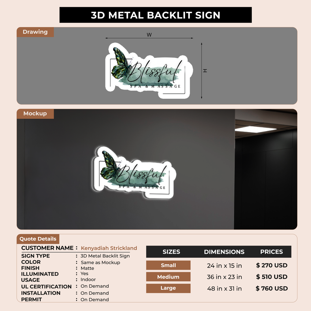 Custom Signs for Kenyadiah Strickland