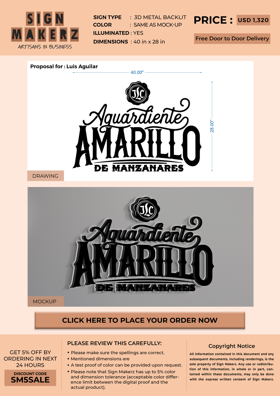 3d metal for Luis Aguilar