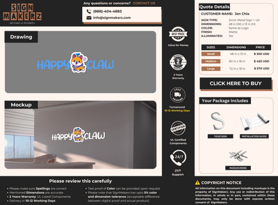 Business Signs for Jen Chia