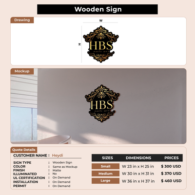 Custom Signs for Heydi