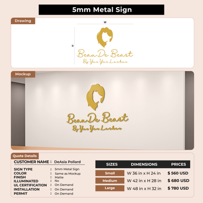 Custom Sign for DeAsia Pollard